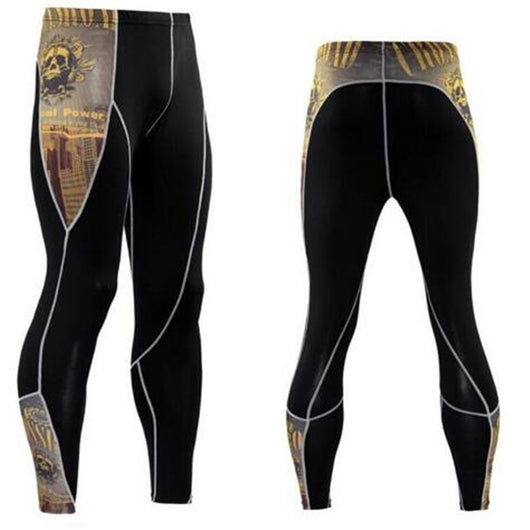 Pantalones Deportivos Compresión Blackout Ajuste Perfecto para Hombre - Image 3
