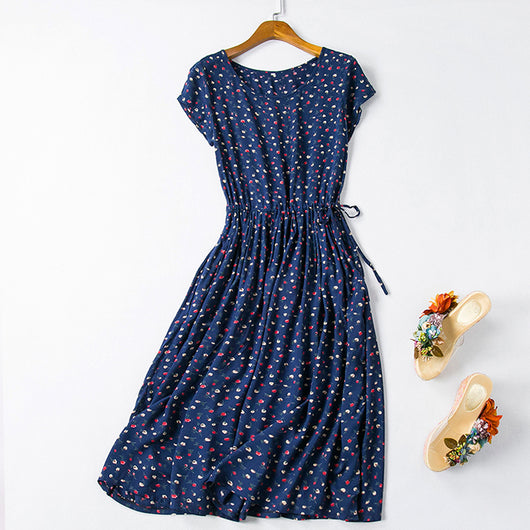 Vestido de Algodón y Seda - Image 8