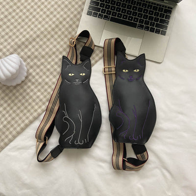 Bolsa de Pecho para Mujer con Diseño de Gatito - Image 11