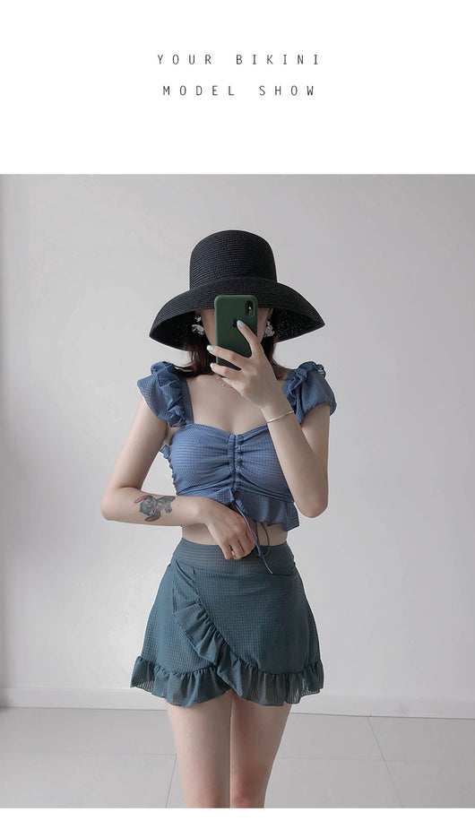 Traje de Baño Enterizo Estilo Falda Ajustado para Mujer - Image 15