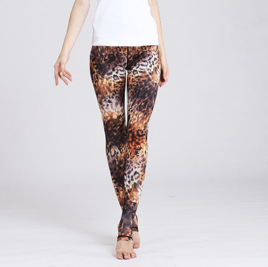 Leggings Yoga Estampado Leopardo Ajuste Slim - Image 2