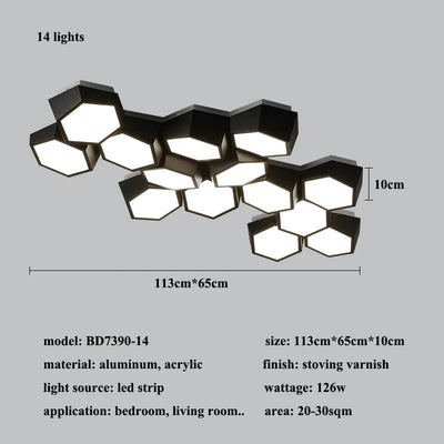 Lámpara de Techo LED para Dormitorio y Sala de Estar - Image 25