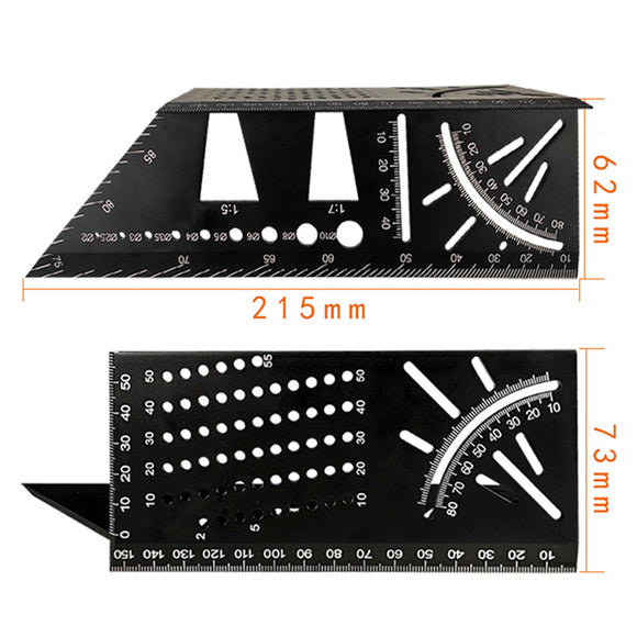 Escuadra Multiusos de Aleación de Aluminio