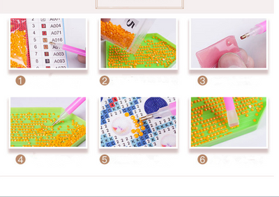 Cuadro de Diamantes Gatos Enamorados para Sala - Punto de Cruz Manual - Image 5