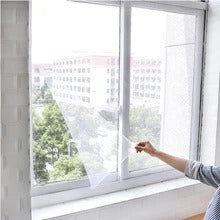 Folded black nylon gauze anti-insect mosquito net, suitable for window screening. - Image 2