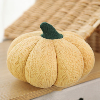 Almohada Redonda de Seda Suave Calabaza - Image 8