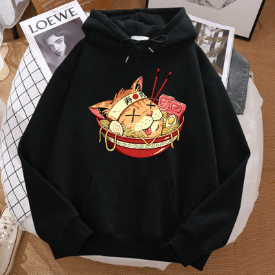 Playera Streetwear Samurai Gato Ramen - Diseño Urbano Japonés - Image 17