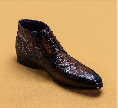 Botas Martin de Cuero Genuino para Hombre - Primera Capa - Image 2