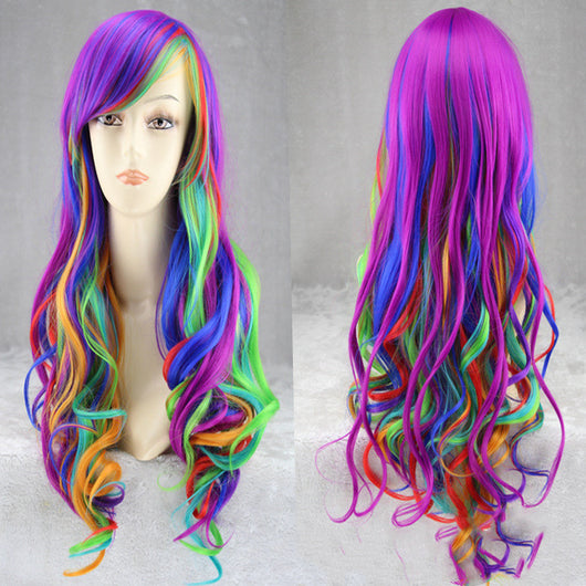 Peinado Degradado Arcoíris Multicolor