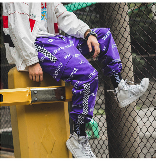 Pantalones de Moda Estampado Letras para Hombre - Comodidad y Estilo - Image 2