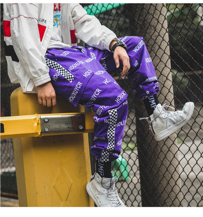 Pantalones de Moda Estampado Letras para Hombre - Comodidad y Estilo - Image 2