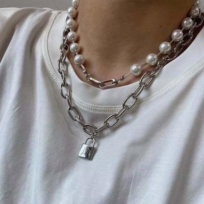 Collar de Perlas Diseño Elegante Joyería Moderna para Mujer - Image 7