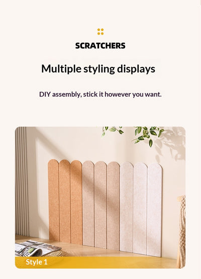 Rascador de Pared para Gatos de Color Sólido sin Desprendimiento de Fibras - Image 15