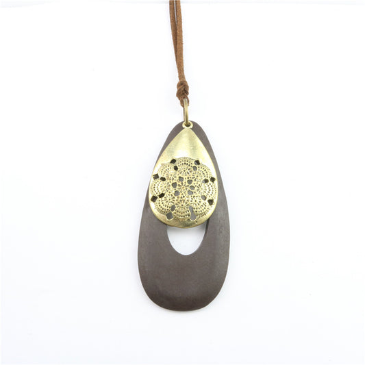 Collar Étnico Vintage de Algodón y Lino - Image 2