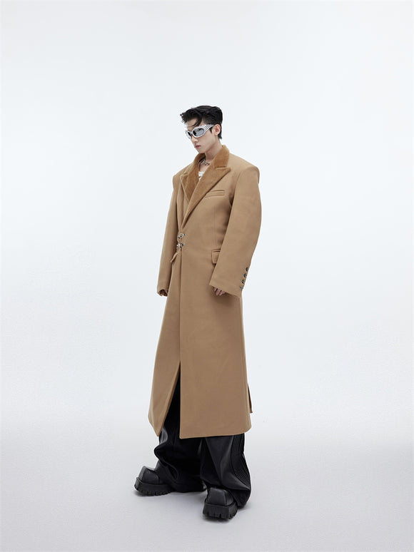 Abrigo Largo Elegante para Hombre - Diseño Over the Knee