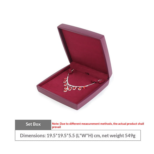 Estuche de Microfibra y Piel de Oveja para Joyas, Anillos, Collares y Aretes - Image 8