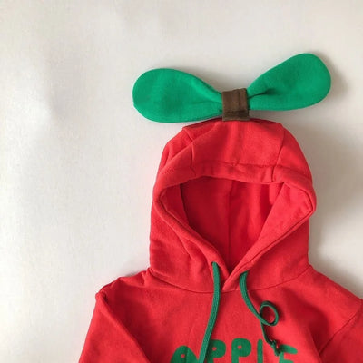 Pijama Enterizo Bebé con Capucha y Forro Grueso - Diseño Frutal - Image 9