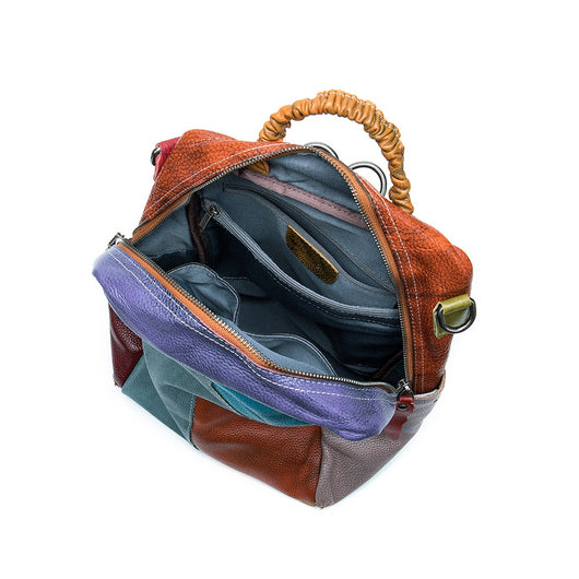 Mochila Étnica Patchwork Multicolor para Hombre - Image 2
