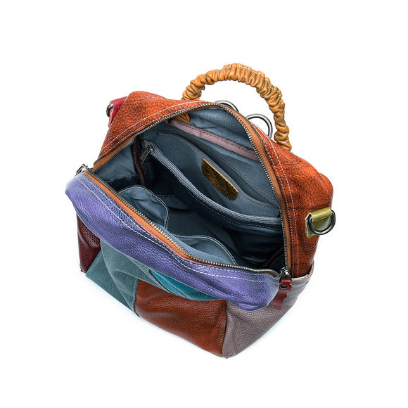 Mochila Étnica Patchwork Multicolor para Hombre