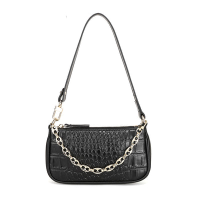 Bolso de Cuero Crudo para Hombro Único - Estilo Minimalista - Image 6