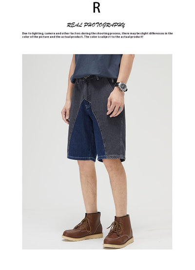 Shorts de Mezclilla con Parches para Hombre - Image 15