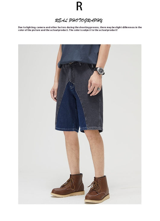 Shorts de Mezclilla con Parches para Hombre - Image 15