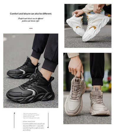 Zapatos de Algodón Gruesos para Hombre - Comodidad Casual y Deportiva - Image 30