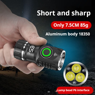 Linterna LED Compacta de Aluminio - Potente y Portátil
