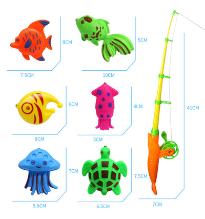 Juego de Pesca Magnética para Baño del Bebé - Image 3