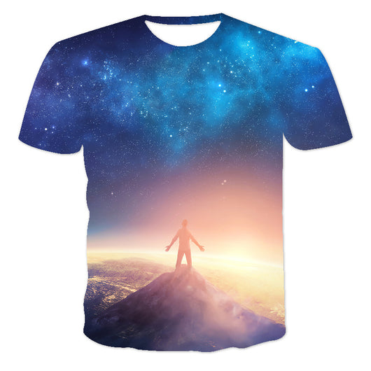 Playera Deportiva Mesh con Tecnología Absorbente de Humedad - Diseño Flama Azul Rojo - Image 6