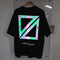 Camiseta Reflectante Láser Multicolor de Manga Corta