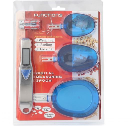 Balanza Digital de Cuchara Medidora 500g - 0.1g Precisión con 3 Cucharas Intercambiables - Image 7