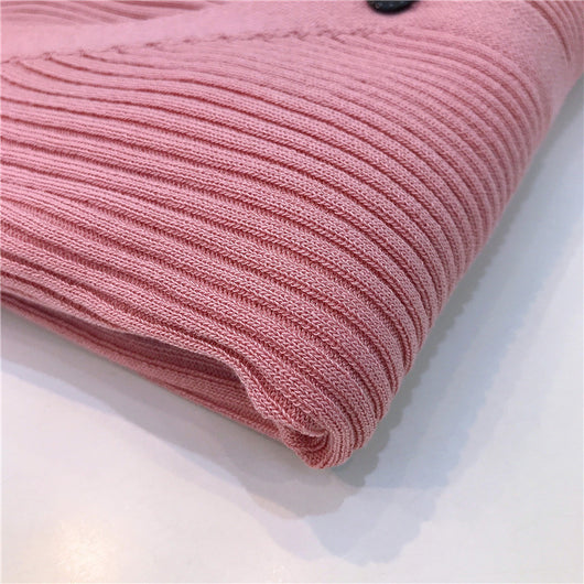 Cardigan Tejido Falsa Dos Piezas Mujer Cuello V Manga Larga - Image 55