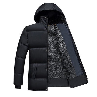 Chaqueta Acolchada de Algodón para Hombre Maduro - Image 9