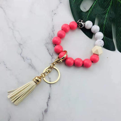 Pulsera Llavero Personalizado con Cuentas de Moda - Image 16