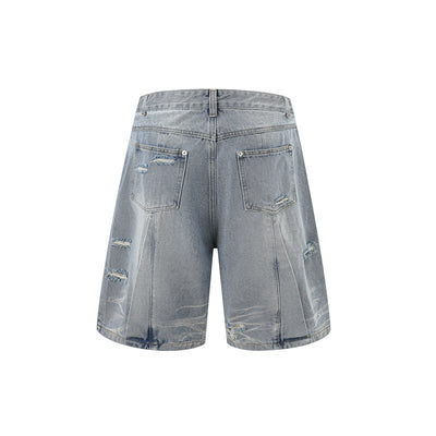 Conjunto de Camisa Vaquera Workwear Desgastada con Estilo Urbano - Image 33