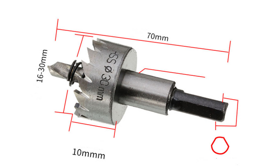 Broca para Perforación de Placas de Aluminio e Hierro - Image 5