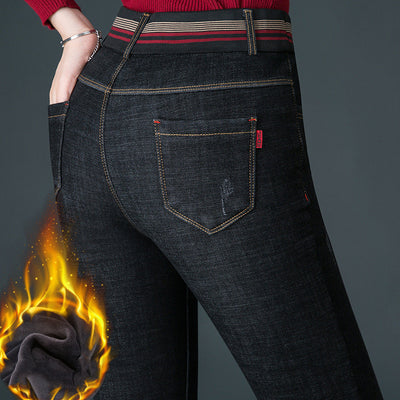 Jeans de Invierno Gruesos y Acolchados para Mujer - Image 7