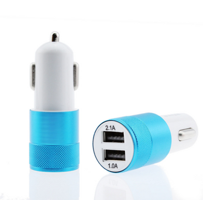 Cargador Dual USB para Auto 2.1A Aluminio Resistente - Image 6