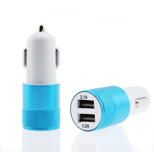 Cargador Dual USB para Auto 2.1A Aluminio Resistente - Image 6