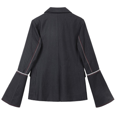Blazer Casual con Mangas Trompeta - Image 4