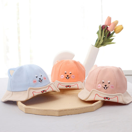 Gorro de Pescador Infantil con Caricaturas y Protección Solar