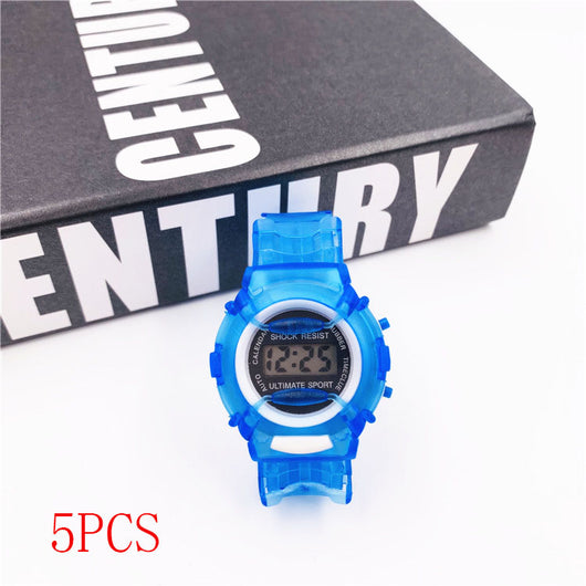 Reloj Electrónico Infantil de Gelatina con Diseño Cartoon Multicolor - Image 6