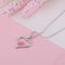 Collar Colgante Calado Amor y Huellita