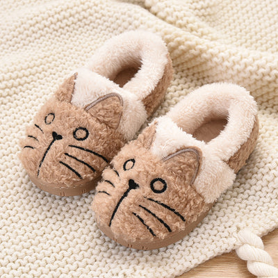 Pantuflas Cálidas para Niñas con Diseño Gato Cartoon de Algodón - Image 7