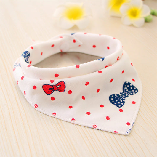 Baberos Impermeables Triangulares de Algodón con Diseños Infantiles - Image 43