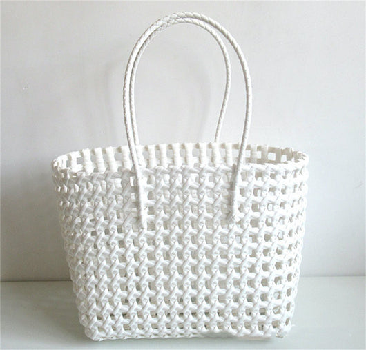 Bolsa Tejida Abierta de Fibra Natural - Cartera Basket Elegante - Image 5