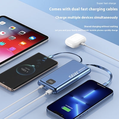 Batería Portátil de Carga Rápida 20000 mAh con Cable Integrado - Image 3