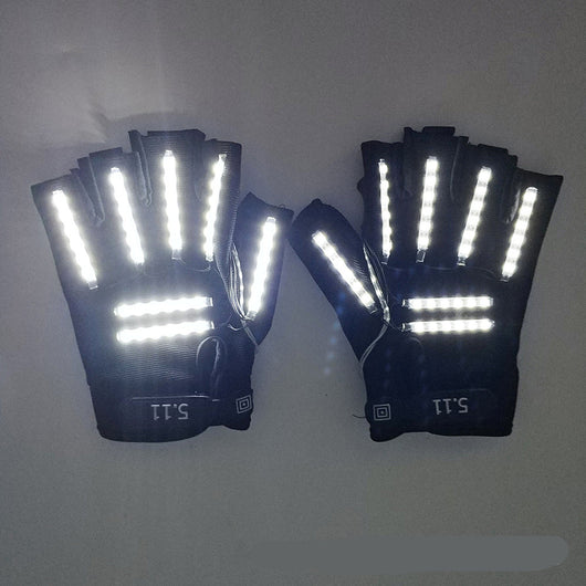 Guantes LED de Medio Dedo para Trabajo y Actividades Nocturnas - Image 11