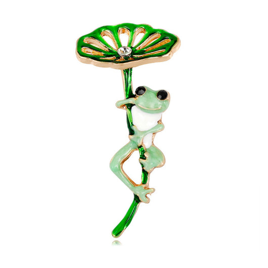 Broche Flor de Loto Rana